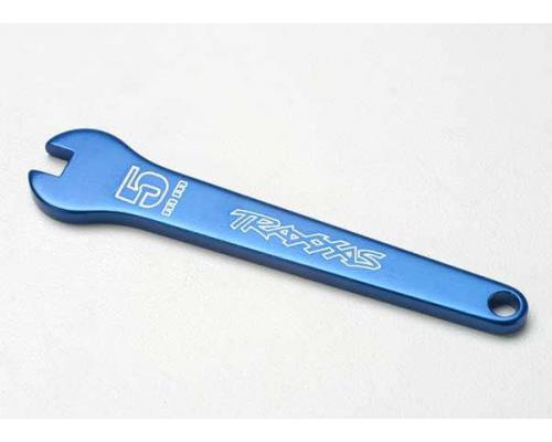 Traxxas TRX5477 Platte sleutel, 5mm (blauw-geanodiseerd aluminiu