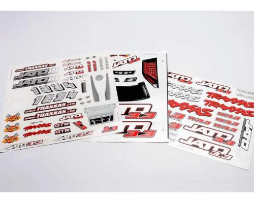 Traxxas TRX5513X Decal sheet, Jato 3.3