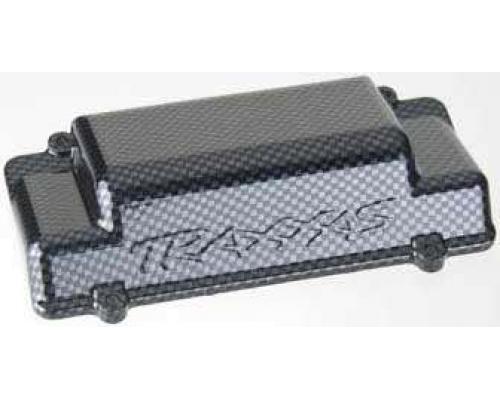 Traxxas TRX5515G Battery Box Cover, bumper (rear), Exo-Carbon f
