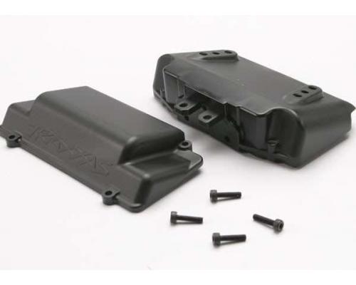 Traxxas TRX5515X Battery Box, bumper (rear) (includes battery c