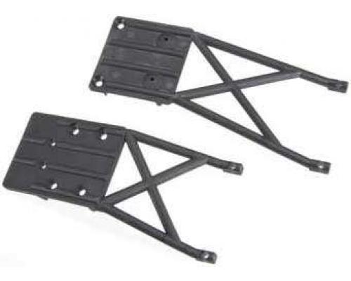 Traxxas TRX5837 Skidplaten, voor & achter (zwart)