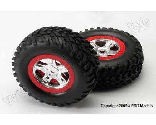 Traxxas TRX5973A Banden & velgen, gemonteerd, gelijmd (SCT, sati