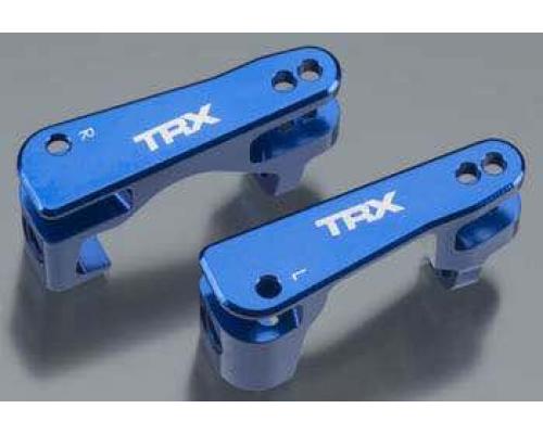 Traxxas TRX6832X Caster blokken (c-naven), aluminium, links & rechts (blauw-geanodiseerd)