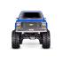 Traxxas blauw TRX-4 Scale and Trail Crawler met Chevrolet K10 Truck Body  uit 1979: 4WD elektrische truck met TQi Traxxa