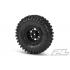 PR10128-13 Hyrax 1.9\" G8 Rock Terrain Truck Tires Mounted for Front or Rear 1.9\" Rock Crawler, Mounted on Impulse Black/