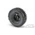 PR10128-10 Hyrax 1.9\" G8 Rock Terrain Truck Tires Mounted for Rock Crawler Front or Rear, Mounted on Impulse 1.9\" Black