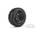 PR10128-10 Hyrax 1.9\" G8 Rock Terrain Truck Tires Mounted for Rock Crawler Front or Rear, Mounted on Impulse 1.9\" Black