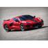 Chevrolet Corvette Stingray 4-TEC Rood: 1/10 schaal AWD Supercar met TQ 2,4 GHz radiosysteem